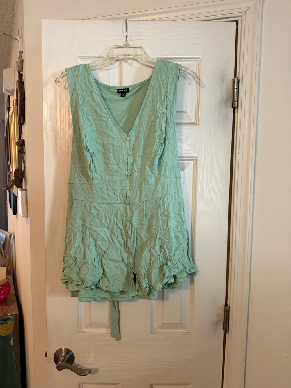 Torrid Light Mint Green Top with Branded Neck Label